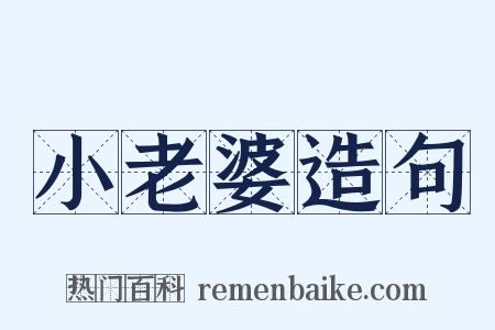 小老婆造句是什么意思的图片